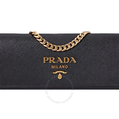 1bp290 prada|Prada Saffiano Leather Mini Wallet With Chain .